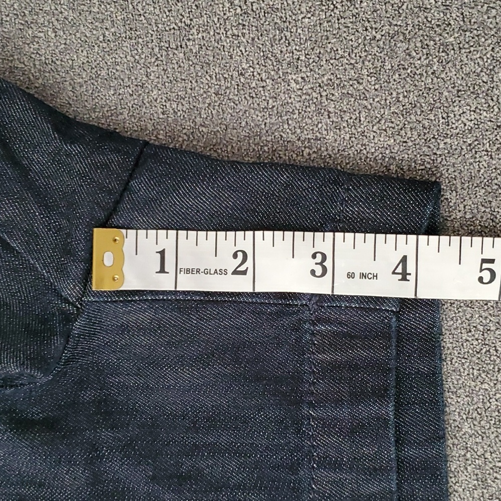 π SOLD π LOFT Dark Blue Denim Shorts SIZE: 8 - Picture 6 of 11